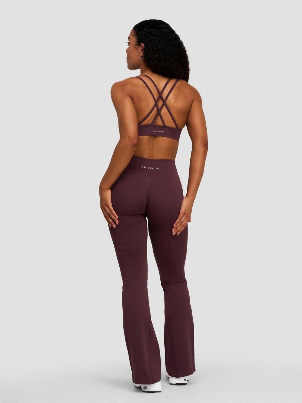 NWOT ELEVATE™ SCULPTING MID V-WAIST FLARE LEGGINGS L/XL *LONG*